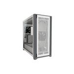 Corsair 5000D Tempered Glass Mid-Tower ATX PC Case (White)