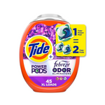 Detergente para ropa Tide Power Pods (Febreze, OXI Power o Hygienic Clean) 45 unidades