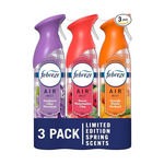 3-Pack Febreze Air Mist Odor-Fighting Air Freshener Mixed Scent