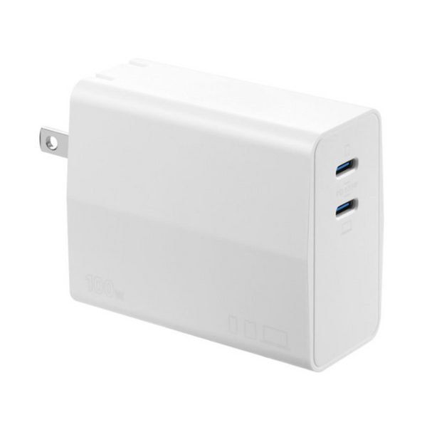 Insignia 100W Dual Port USB-C Compact Wall Charger