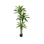 5ft Dracaena Tree Faux Plants Indoor/Outdoor Decor Fake Tree in Pot