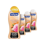 Paquete de 4 jabones corporales de aceite de macadamia y peonía suave Softsoap