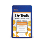 Solución de remojo de sal pura de Epsom del Dr. Teal's de 3 libras (brillo y resplandor)