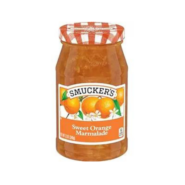 Paquete de 6 conservas de fresa o melocotón de 12 onzas de Smucker's 