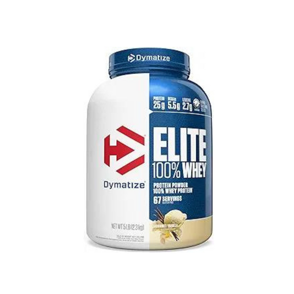 5-Lbs Dymatize Elite 100% Whey Protein Powder (Vanilla)