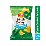 Lay's Potato Chips: 12.5-Oz Kettle Cooked (Jalapeno)
