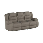 Ashley McCade Contemporary Manual Pull Tab Dual-Sided Reclining Sofa