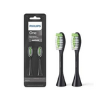2-Count Philips One by Sonicare Brush Heads (Shadow Black)