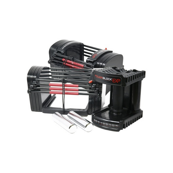 Juego de mancuernas PowerBlock EXP Stage 1 (5-50 libras, par)