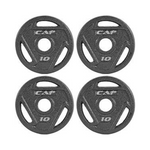 4-Pack 10-lb CAP 2" Olympic Grip Weight Plate Set
