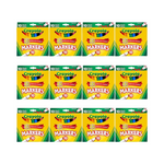 12 paquetes de marcadores Crayola Broad Line con 10 colores
