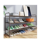 Organizador de zapatos apilable largo, resistente y duradero.