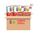Cereal de desayuno Life, canela, cajas de 13 onzas (paquete de 3)