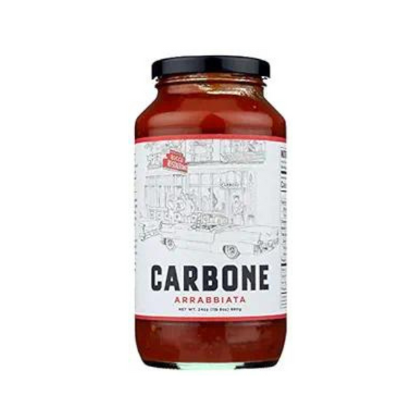 6 frascos de salsa para pasta Carbone Arrabbiata