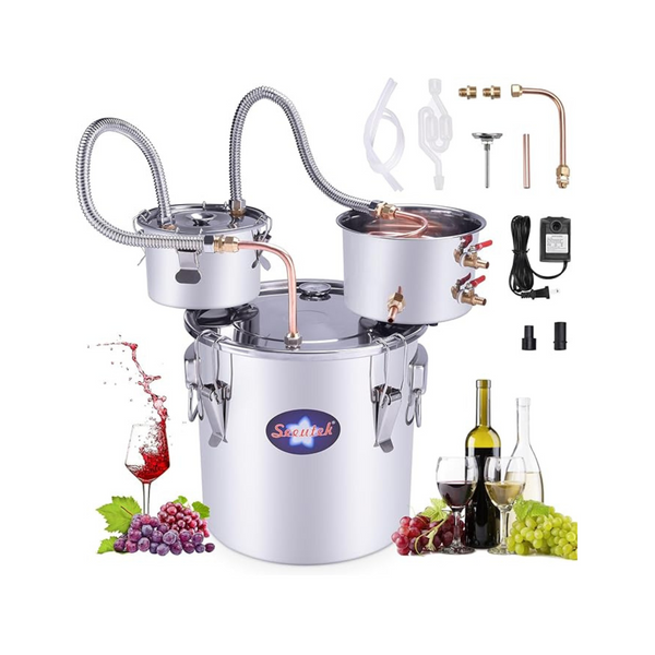 Destilador de alcohol Suteck de 3 galones