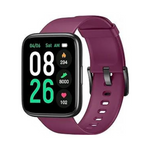 Eurans Unisex IP68 Waterproof Amoled Fitness Smartwatch