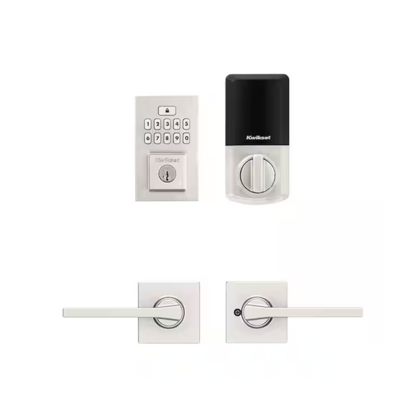Kwikset SmartCode 260 Electronic Deadbolt SmartKey Keypad + Casey Pass