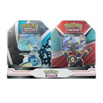 Paquete de 2 paquetes de latas de JCC Pokémon: Vaporeon y Umbreon, Jolteon y Espeon