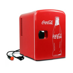 Coca-Cola Classic 4L Mini Fridge, 6 Can Portable Cooler