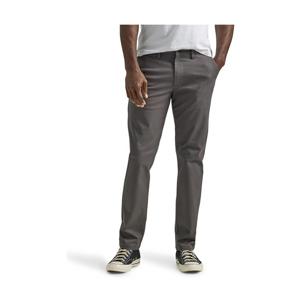 Lee Men's Flat Front Chino with Motion Flex Waistband Pant