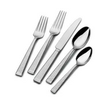Mikasa Kyler 65-Piece 18/10 Stainless Steel Flatware Set with Serveware (Service for 12)