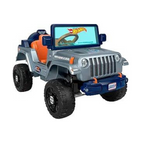 Power Wheels Hot Wheels Jeep Wrangler Toddler Ride-On Toy