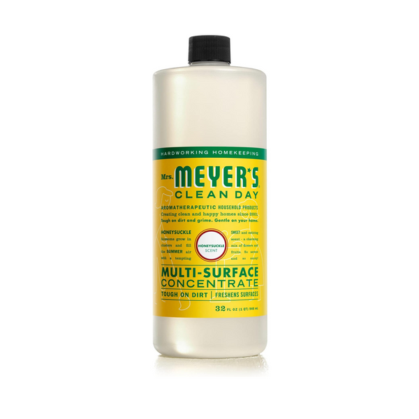 Limpiador concentrado multisuperficie Mrs. Meyer's Clean Day de 32 onzas (madreselva)