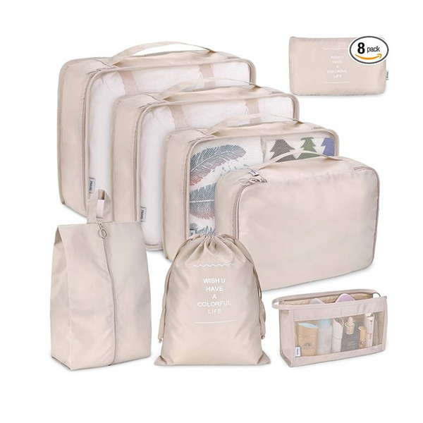 Travel Packaging Cube, 8-Piece Set