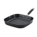 Anolon Advanced Home Hard Anodized Nonstick Deep Square Grill Pan, 11 Inch