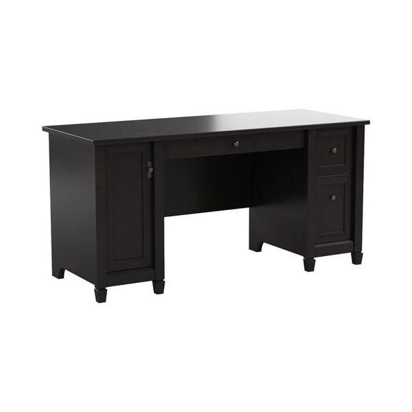 Sauder Edge Water Computer Desk, Estate Black finish