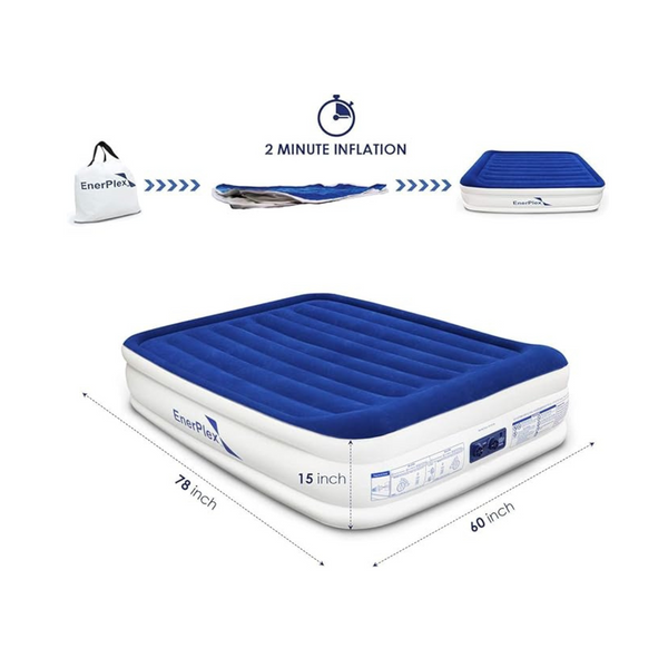 EnerPlex 13″ Twin Air Mattress with Built in Pump