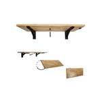 Mesa plegable de pared resistente SafeRacks de 48" x 20" Banco de trabajo plegable