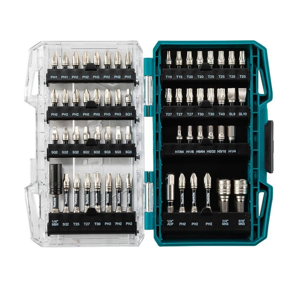 60-Piece Makita Impact XPS Alloy Steel Impact Bit Set