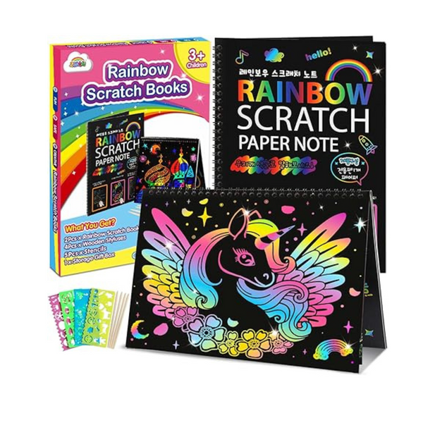 2-Pack Scratch Paper Art-Crafts
