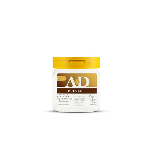 A+D Original Ungüento para la dermatitis del pañal Envase de 16 oz