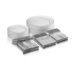 125 Piece Silver Dinnerware Set