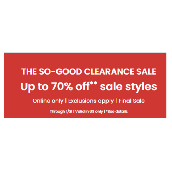 ¡Ahorre hasta un 70 % en la oferta de liquidación de Loft!