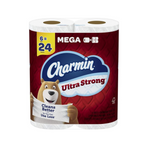 12 mega rollos (48 regulares) de papel higiénico ultrafuerte Charmin y un crédito de Amazon de $ 5