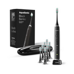 Cepillo de dientes ultrablanqueador Aquasonic Black Series con estuche de viaje