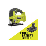 Sierra de calar inalámbrica Ryobi One+ de 18 V con batería de 2,0 Ah