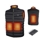 Heated Vest with 8 Heating Zones