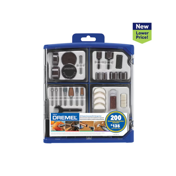 Dremel 200-Pc Aluminum Oxide Set Multipurpose Accessory Kit