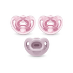 Chupetes de ortodoncia Nuk Comfy, 0-6 meses, 3 unidades