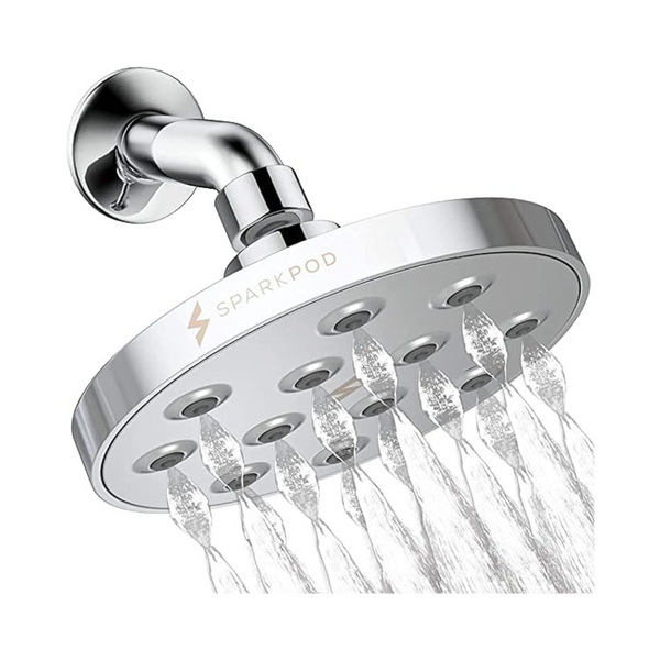 Cabezal de ducha tipo lluvia SparkPod Power - Cromo pulido de lujo