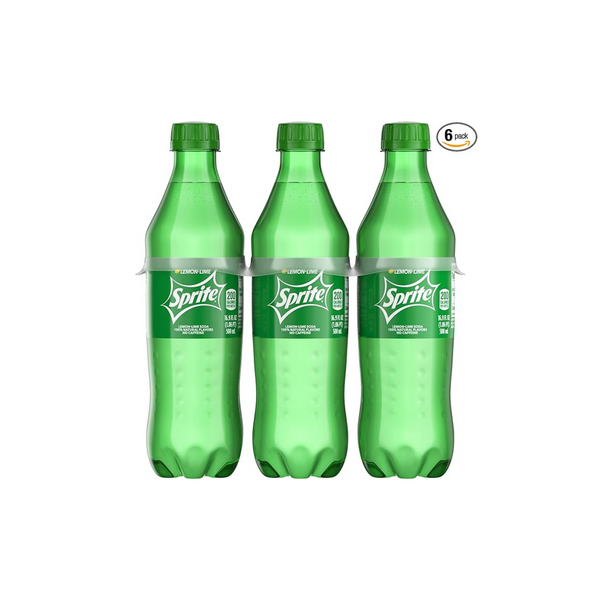 Paquete de 6 botellas Sprite de 16,9 onzas líquidas