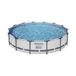 Juego de piscina redonda sobre el suelo Bestway Steel Pro Max de 14 ′ x 33 ″