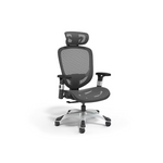 Silla operativa de malla Union &amp; Scale FlexFit Hyken (negro)