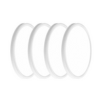 Paquete de 4 luces de techo LED superdelgadas de 12 pulgadas, luz diurna de 5000 K, 3200 lm