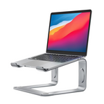 Loryergo Soporte para portátil de hasta 15,6" (Plata) 