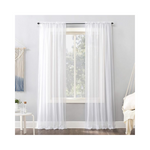 Emily Sheer Voile Rod Pocket Curtain Panel (59" x 84")